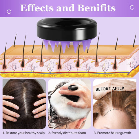 Silicone Double Head Mask Brush, Silicone Face Wash Brush, & Silicone Shampoo Brush Clean The Scalp , Mud Film Special Scraper Applicator, Facial Cleansing Brush, Cleaning Tool